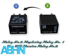 Chrysler Jeep Dodge 5-Pin Black (**Replacement**) Relay Omron 21911C 05269988AA