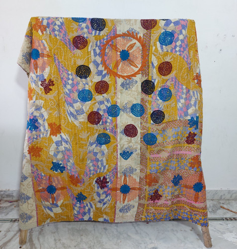 Handmade vintage kantha - vintage,