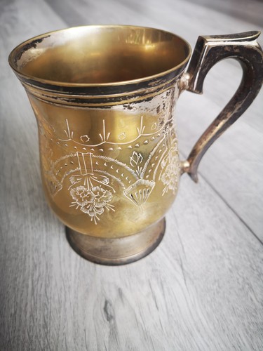 Vintage etched brass - vintage,