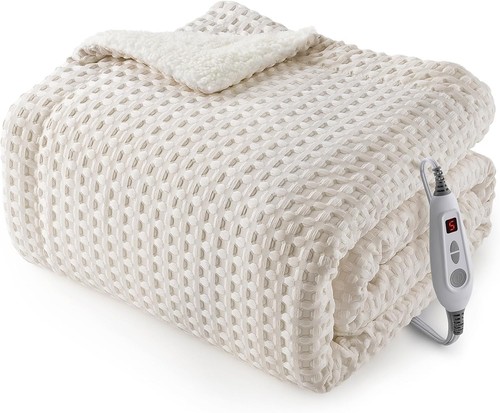 Heated electric blanket throw - blanket,