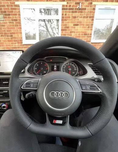 Audi custom leather flat - audi,