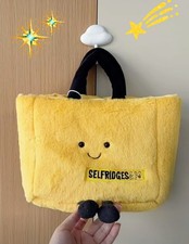 Unique Jellycat x Selfridges Yellow Shopper Tote Bag - with Tags Dust Bag