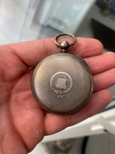Victorian silver pocket watch - victorian,