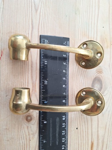 Brass pole holder - pole, brackets