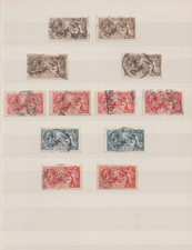 GV COLLECTION INC SEAHORSES TO 10/- MASSIVE SHADES/VARIETIES TO SORT SEE PHOTOS.