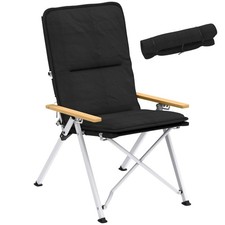 Outsunny padded camp chair - camp,