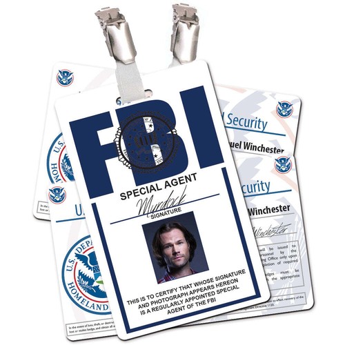 Supernatural cosplay card - supernatural,