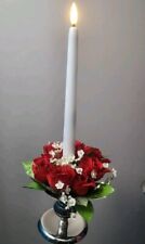 2 X Red Rose Artificial Flower