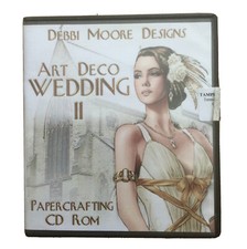 art deco wedding 2 cd rom by debbi moore designs paper crafting 