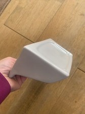 NEW Vintage Retro 60 / 70’s Wall Mounted Ceramic Soap Dish Shelf Dove Grey