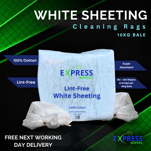 10kg white cotton sheet - cotton,