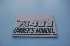  SUZUKI GENUINE  TM400 L  OWNERS HANDBOOK   NOS 
