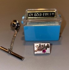 Vintage 10k Gold Libby’s Can Goods Small Service Tie Pin Badge