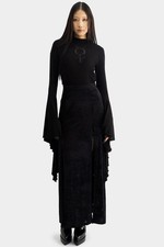KILLSTAR Coma Star Maxi Skirt In Black