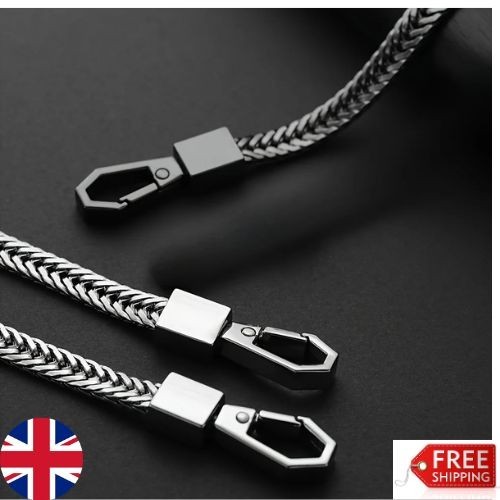 Long metal chain key ring - chain, for