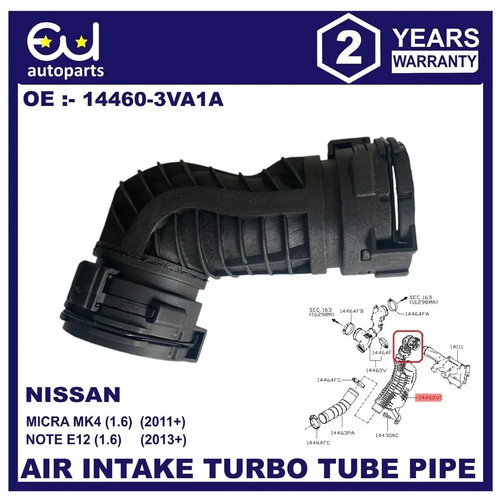 Intake air turbo tube pipe - air,