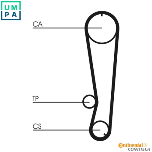 Timing belt ct788 for daihatsu - timing,
