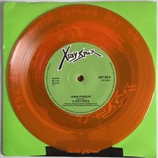 X-RAY SPEX THE DAY THE WORLD TURNED DAYGLO 7” VINYL EMI UK 1978 ORANGE VINYL NM