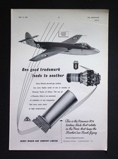 Original 1953 Advert Hawker