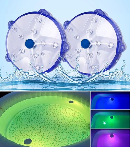 Floating led bath lights - bath,