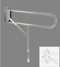 Bathex Stainless Steel Drop Down Support Rail 760mm  Disability Aid
