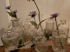 Glass Bud Vase Set 12, Small