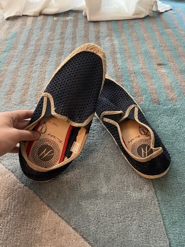 Gone fishing espadrilles - fishing, navy