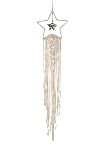 Boho macrame wall hanging - hanging, star