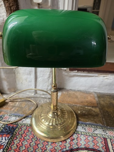 Vintage bankers green glass - vintage,