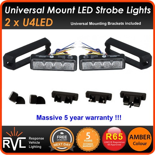 4led 24v amber - 2x, 12/24v