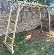 Kids Monkey Bars and Children's Wooden Climbing Frame for Garden