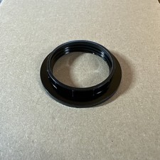 Threaded Lampshade Retainer Ring for Light Fittings E26 E27 – UK Seller - Black