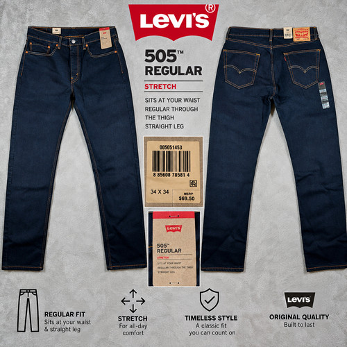 Levi men 505 regular 34x32 - 505,