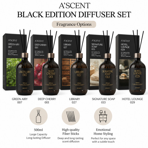 Ascent black edition diffuser - black,