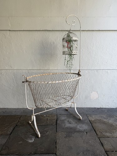 French ironwork crib circa - ironwork,