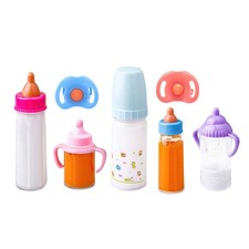 Magic Milk Bottle Doll Feeding Set Toy with Dummy for Reborn Babies & Dolls