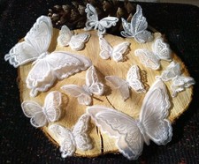 White Butterfly Lace Appliqué