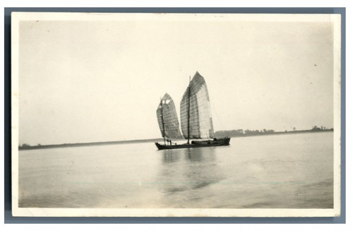 China junk boats - china,, vintage