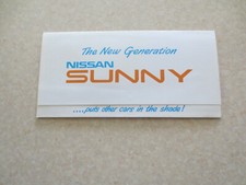 1980s Nissan Sunny car