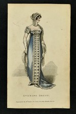 Fashion Print. Regency Evening