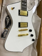 White iceman electric guitar - white,
