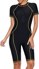 Women Zip Front Rashguard