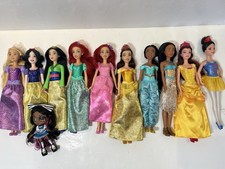 Disney Princess Doll Set Bundle 11 Dolls Snow White Ariel Belle Rapunzel & More