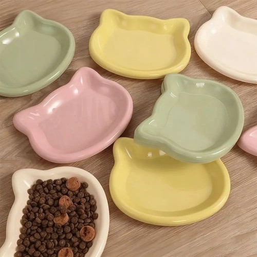 Cat shape food bowl - cat,