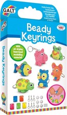 Galt Toys, Beady Keyrings, Craft Kit for Kids, Ages 6 Years Plus