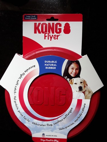 Kong flyer frisbee - kong, dog