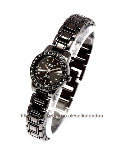 Omax ladies diamonte dial - omax,