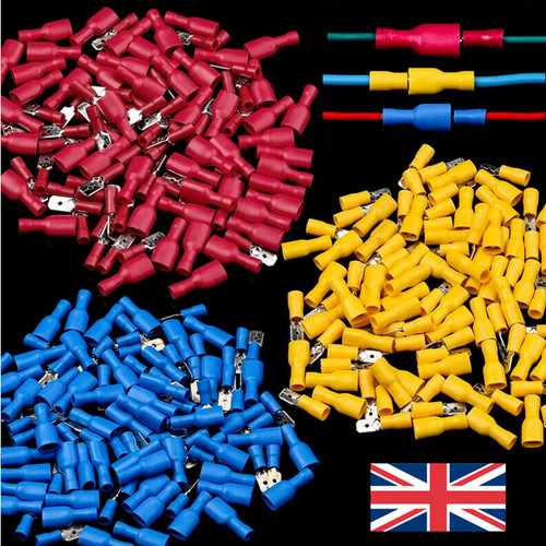 100pcs size spade insulated - 3,