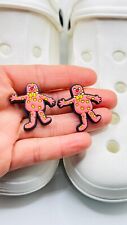 Mr Blobby Charms Fits Crocs SET OF 2 Shoe Clog Charms Real UK Seller ??