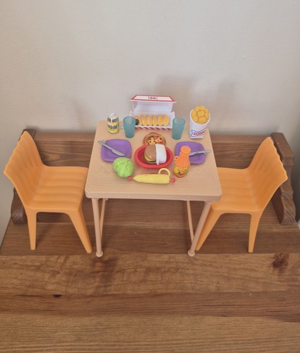 Barbie dolls dining - barbie,